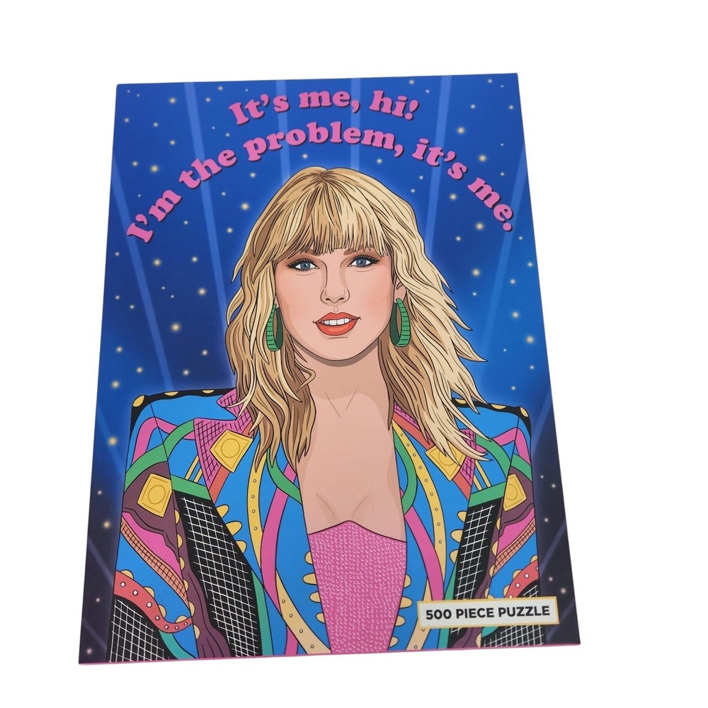 TAYLOR SWIFT It's Me Hi I'm The Problem 500 Piece Jigsaw Puzzle 18x24 Pop Art